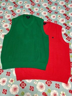 Brooks Brothers 346 Golf Vest, set of 2, size L